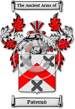 Paternò Family Crest Download (jpg) Legacy Series - 150 DPI