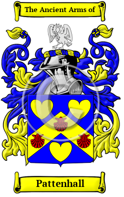 Pattenhall Family Crest Download (JPG) Heritage Series - 600 DPI