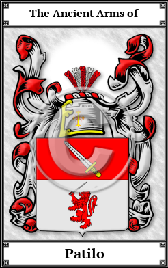 Patilo Family Crest Download (JPG) Book Plated - 600 DPI