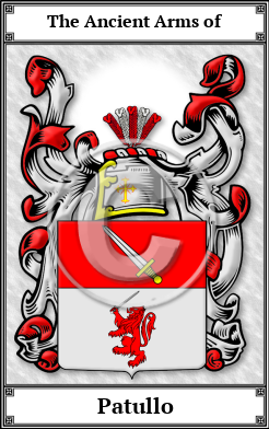 Patullo Family Crest Download (JPG)  Book Plated - 150 DPI