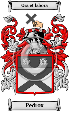 Pedrox Family Crest/Coat of Arms