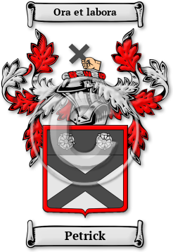 Petrick Family Crest Download (jpg) Legacy Series - 150 DPI