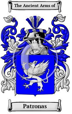 Patronas Family Crest/Coat of Arms