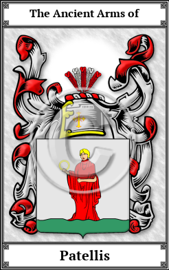Patellis Family Crest Download (JPG) Book Plated - 600 DPI