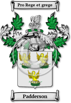 Padderson Family Crest Download (JPG) Legacy Series - 600 DPI