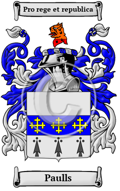 Paulls Family Crest Download (JPG) Heritage Series - 300 DPI