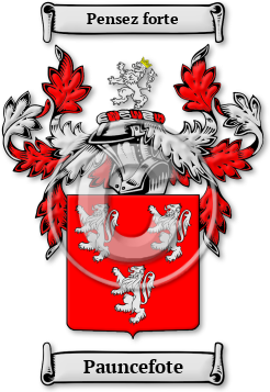 Pauncefote Family Crest Download (jpg) Legacy Series - 150 DPI