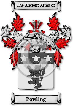 Powling Family Crest Download (jpg) Legacy Series - 150 DPI