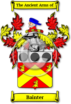 Bainter Family Crest Download (jpg) Legacy Series - 150 DPI
