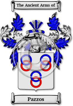 Pazzos Family Crest Download (jpg) Legacy Series - 150 DPI