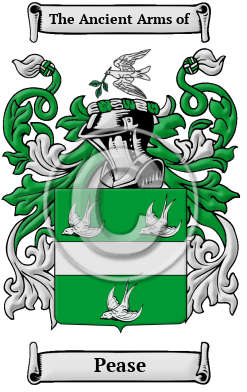 Pease Family Crest/Coat of Arms
