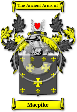 Macpike Family Crest Download (jpg) Legacy Series - 150 DPI