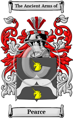 Pearce Family Crest/Coat of Arms