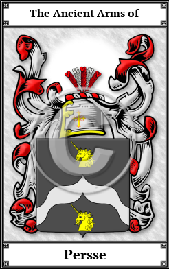 Persse Family Crest Download (JPG) Book Plated - 600 DPI