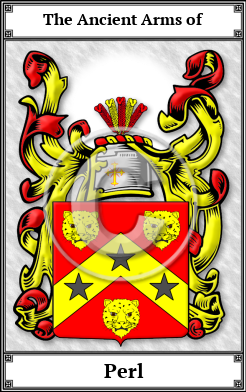 Perl Family Crest Download (JPG)  Book Plated - 150 DPI
