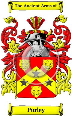 Purley Family Crest/Coat of Arms