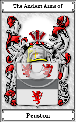 Peaston Family Crest Download (JPG)  Book Plated - 150 DPI