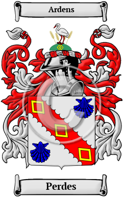 Perdes Family Crest Download (JPG) Heritage Series - 600 DPI
