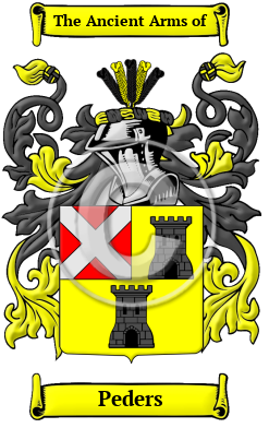 Peders Family Crest/Coat of Arms