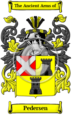 Pedersen Family Crest Download (JPG) Heritage Series - 300 DPI