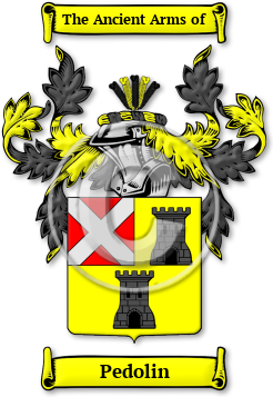 Pedolin Family Crest Download (jpg) Legacy Series - 150 DPI