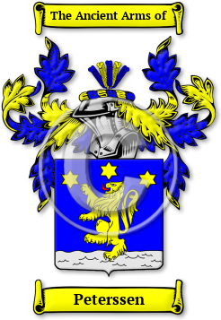 Peterssen Family Crest Download (JPG) Legacy Series - 600 DPI