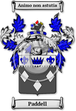 Paddell Family Crest Download (jpg) Legacy Series - 150 DPI