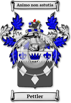 Pettler Family Crest Download (jpg) Legacy Series - 150 DPI