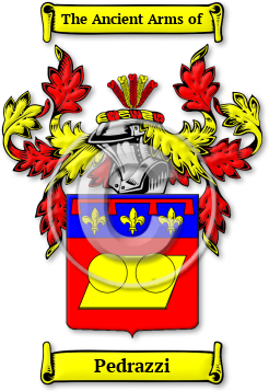 Pedrazzi Family Crest Download (JPG) Legacy Series - 600 DPI