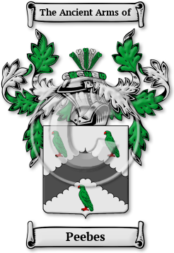 Peebes Family Crest Download (jpg) Legacy Series - 150 DPI