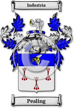 Pealing Family Crest Download (jpg) Legacy Series - 150 DPI