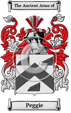 Peggie Family Crest/Coat of Arms