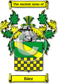 Báez Family Crest Download (jpg) Legacy Series - 150 DPI