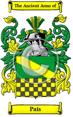 Pais Family Crest Download (JPG) Heritage Series - 600 DPI