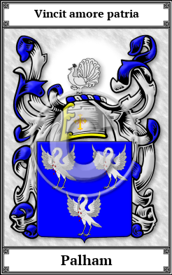 Palham Family Crest Download (JPG)  Book Plated - 150 DPI