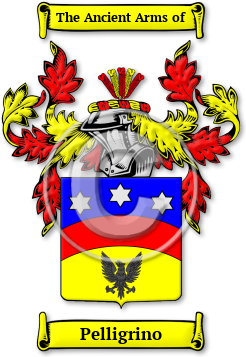 Pelligrino Family Crest Download (jpg) Legacy Series - 150 DPI