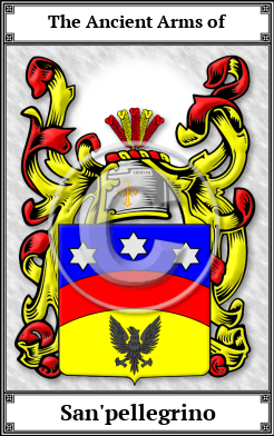 San'pellegrino Family Crest Download (JPG) Book Plated - 600 DPI