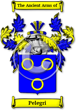 Pelegri Family Crest Download (JPG) Legacy Series - 600 DPI