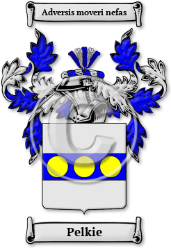 Pelkie Family Crest Download (JPG) Legacy Series - 600 DPI