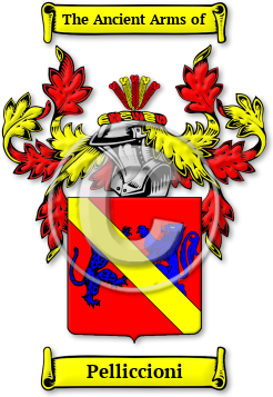 Pelliccioni Family Crest Download (JPG) Legacy Series - 600 DPI