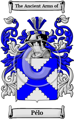 Pélo Family Crest Download (JPG) Heritage Series - 300 DPI