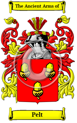 Pelt Family Crest Download (JPG) Heritage Series - 600 DPI