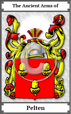 Pelten Family Crest Download (JPG)  Book Plated - 150 DPI