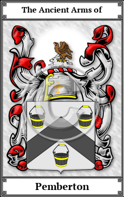 Pemberton Family Crest Download (JPG)  Book Plated - 150 DPI