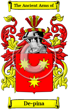 De-pina Family Crest Download (JPG) Heritage Series - 300 DPI