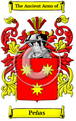 Peñas Family Crest/Coat of Arms