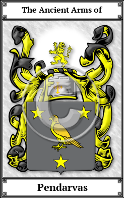 Pendarvas Family Crest Download (JPG)  Book Plated - 150 DPI