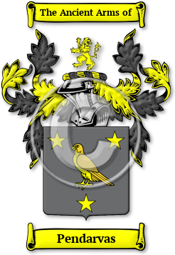 Pendarvas Family Crest Download (jpg) Legacy Series - 150 DPI