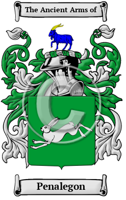 Penalegon Family Crest Download (JPG) Heritage Series - 300 DPI