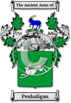 Penhaligan Family Crest Download (JPG) Legacy Series - 600 DPI